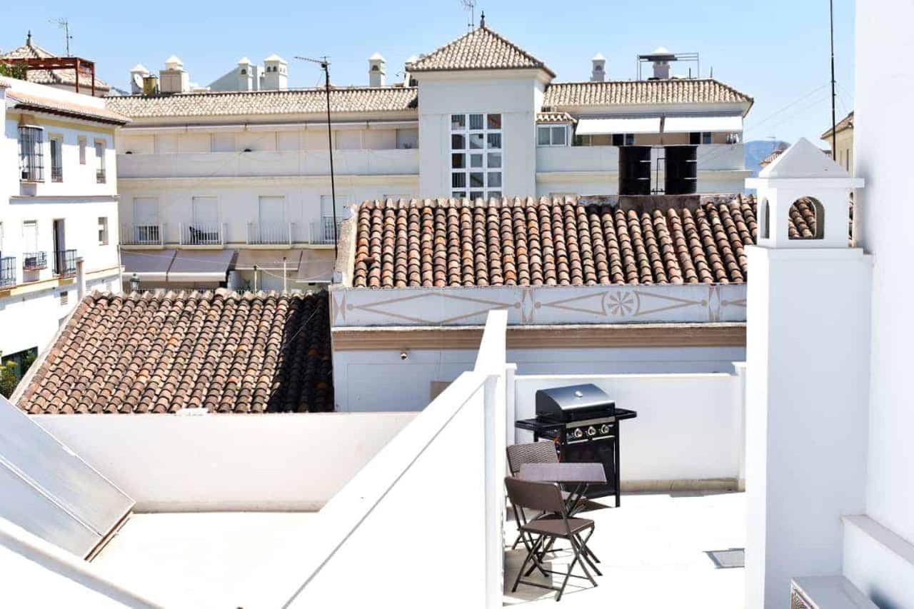 New Townhouse In The Heart Of Nerja With Jacuzzi Vila Exterior foto